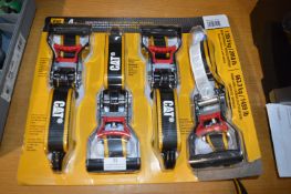*CAT 4pc Ratchet Tiedown Set