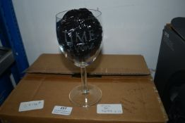 Twelve “Time for Wine” Wine Glasses