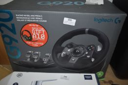 *Logitech G920 Racing Wheel & Pedals Controller Set
