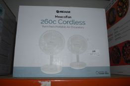 *Meaco 260C Cordless Portable Fans 2pk