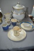 Assorted Pottery Items Including Commemorative Jug
