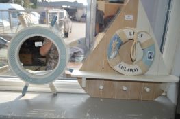 Decorative Mirror in the Form of a Ships Wheel, Se