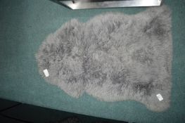 Grey Sheepskin Rug