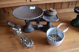 Pair of Antique balance Scales with Imperial Weigh