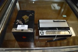 Stylophone and a Box Camera