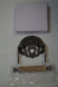 *Reproduction Cast Iron The Crow Toilet Roll Holde