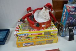 Festive Decorations, Santa Sweet Dishes, Where's W