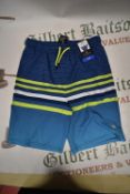 Spyder Kid’s Navy Stripped Swim Shorts Size: 11-12 years