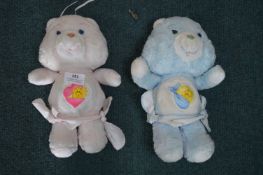 One Pink and One Blue Care Bears