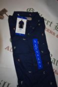 *Jachs Navy Surfer Short Sleeve Shirt Size: L