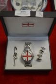 Fashion Watch with Saint George's Flag, and Footba