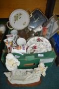 Mixed Box Containing Staffordshire Bone China Cups