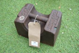 Vintage Cast Iron 56lbs Imperial Weight