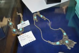 Indian Turquoise Bridal Set