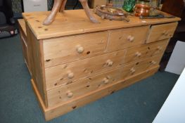 Solid Pine Seven Drawer Chest