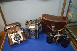 Wilford and Cornet Vintage Cameras plus Brass 9x35