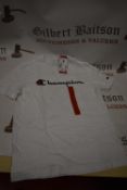 *Champion White T-Shirt Size: M