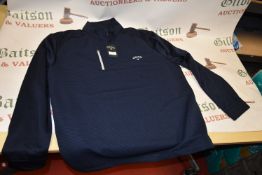 *Calloway Men’s Navy Blue Half Zip Top Size: XXL