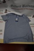 *Tahari Two Tone Pique T-Shirt Size: L