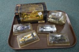 Four F1 Cars, One NYPD Motorcycle, and a Maisto 23