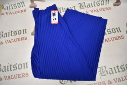 *Teddy Rose Cobalt Trousers Size: M
