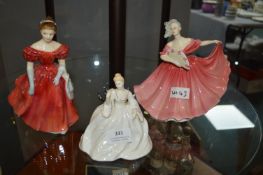 Two Royal Doulton Figurines - Elaine, and Winsome,