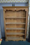 Solid Pine Five Tier Shelf Unit