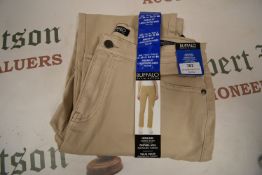 *Buffalo Beige Cargo Trousers Size: 14