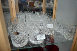 Assorted Lead Crystal Tumblers, etc.