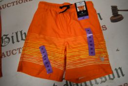 Spyder Kid’s Orange Swim Shorts Size: 5-6 years