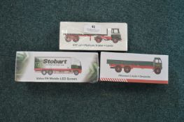 Three Eddie Stobart Scale Model Lorries - Volvo FH
