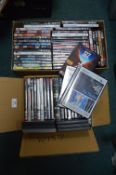Two Boxes of Assorted DVDs