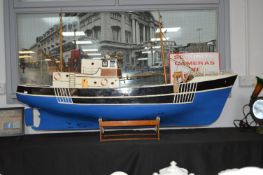 Scratch Built Remote Control Fishing Trawler with