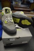 Pair of Air Jordan 4 Retro SE Trainers Size: UK 9.