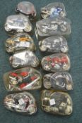 Twelve Scale Model Motorcycles Including Suzuki, T
