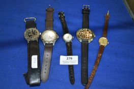 Five Assorted Lady's & Gent's Fashion Watches (Includes Guinness)