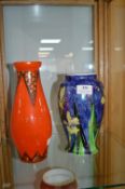 Retro Pottery & Glass Vases