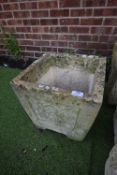 Square Concrete Garden Planter