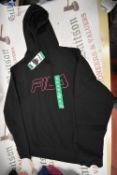 *Fila Black Hoodie Size: XL
