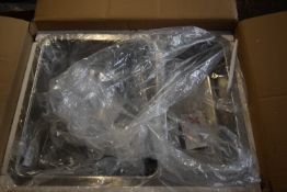 *Range Master Stainless Steel One and a Half Bowl Sink 600x450mm