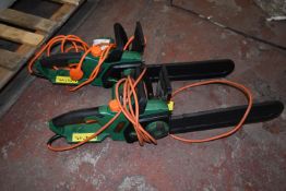 *Two Hawksmoor Electric Chainsaws (salvage)