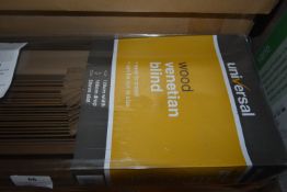 *Two 50mm Wood Venetian Blinds 120x160cm