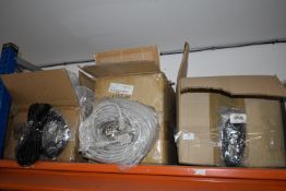 *Three Boxes of Assorted Cables