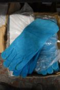 *Box of 14” Green Leather Gauntlets Size: 10