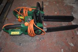 *Two Hawksmoor Electric Chainsaws (salvage)
