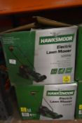 *Two Hawksmoor Electric Lawnmowers (salvage)