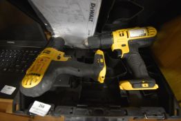 *Two Dewalt Drills (no batteries or charger)