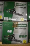 *Two Hawksmoor Electric Chainsaws (salvage)