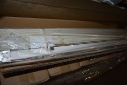 *Two 27mm Wood Venetian Blinds in Cream 75x160cm