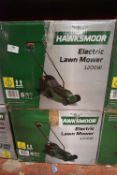*Two Hawksmoor Electric Lawnmowers (salvage)